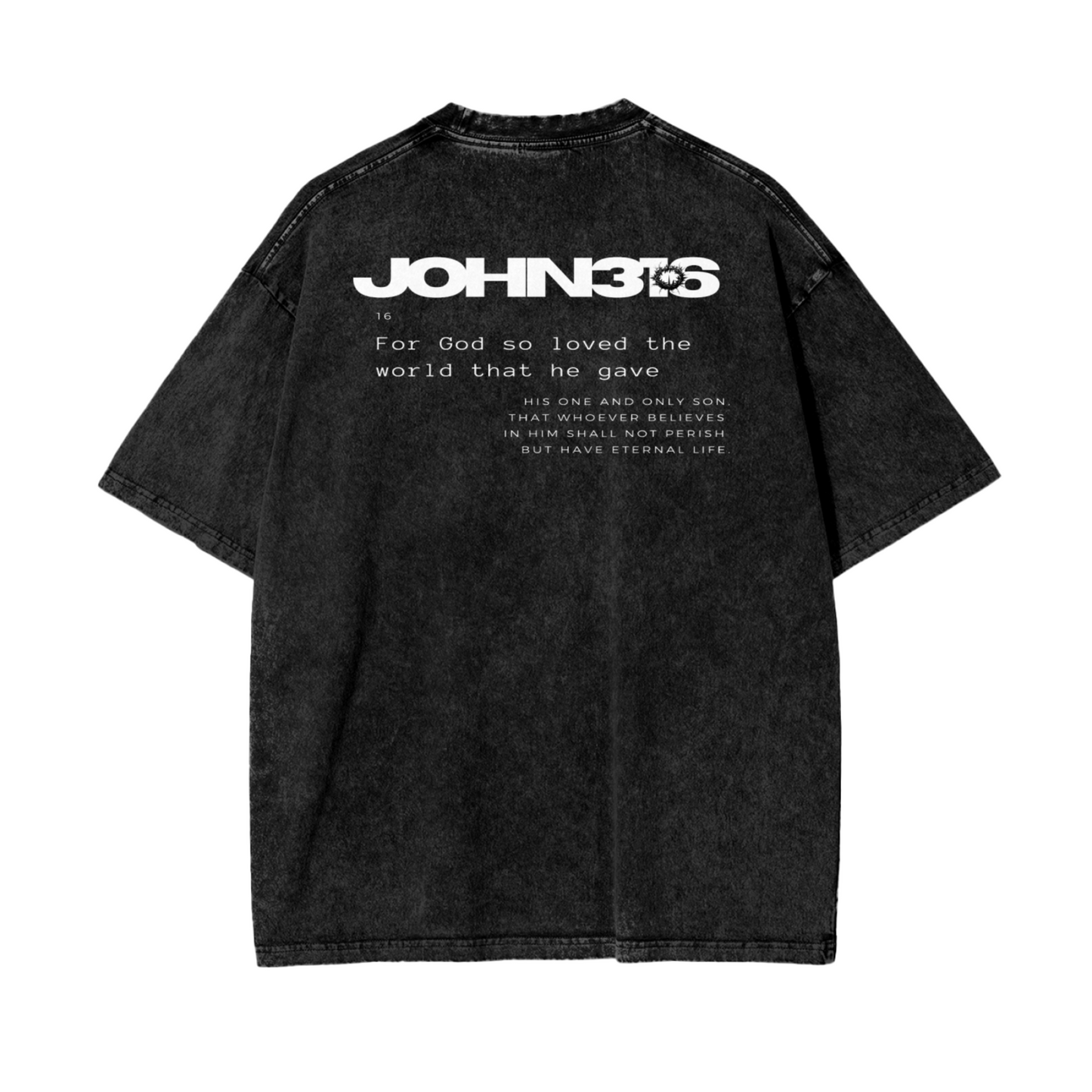 JOHN3:16 Oversize Verse T-Shirt — J316 WEAR BLKTEE2